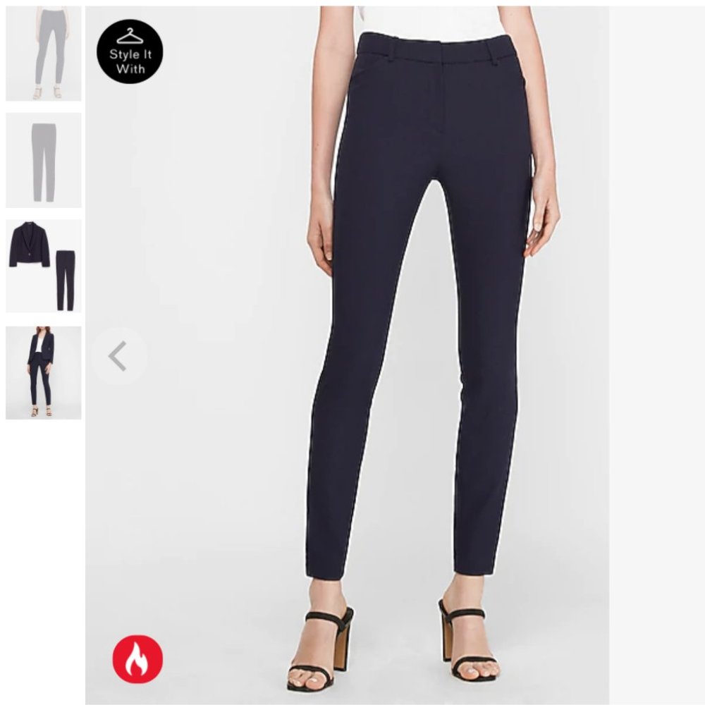 High Waisted Supersoft Twill Skinny Pant 18 LONG